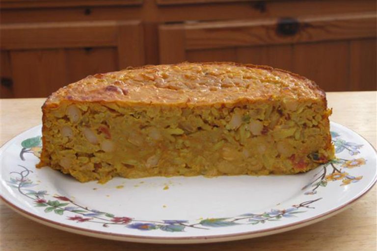 Baked Bean Curry Loaf