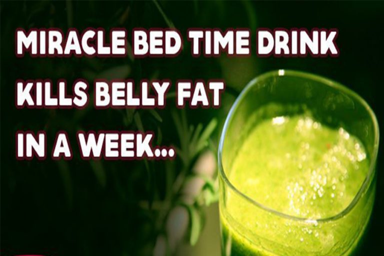 Miracle Bed Time Drink That Kills Belly Fat in a Week