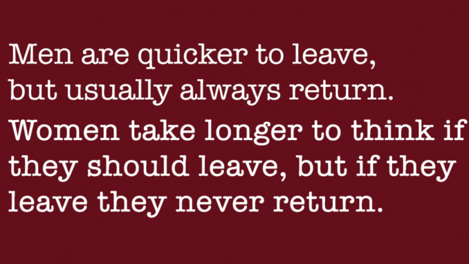 When A Woman Is Done There Is Nothing To Change Her Mind