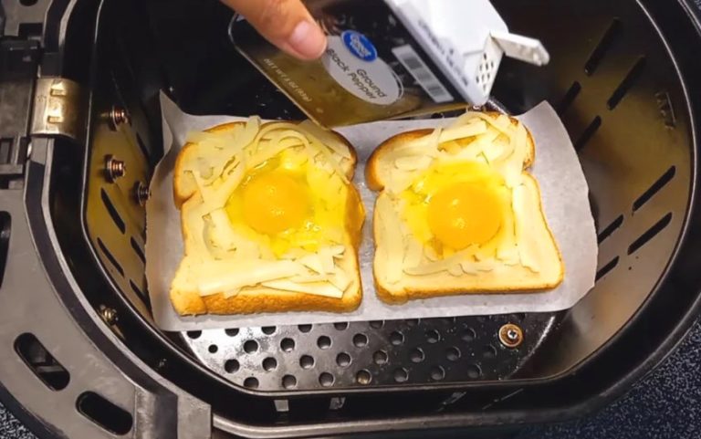 Air Fryer Egg and Toast